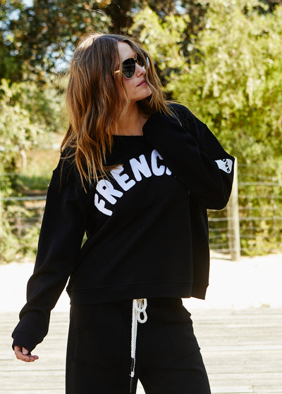 FRENCHIE SWEAT - BLACK