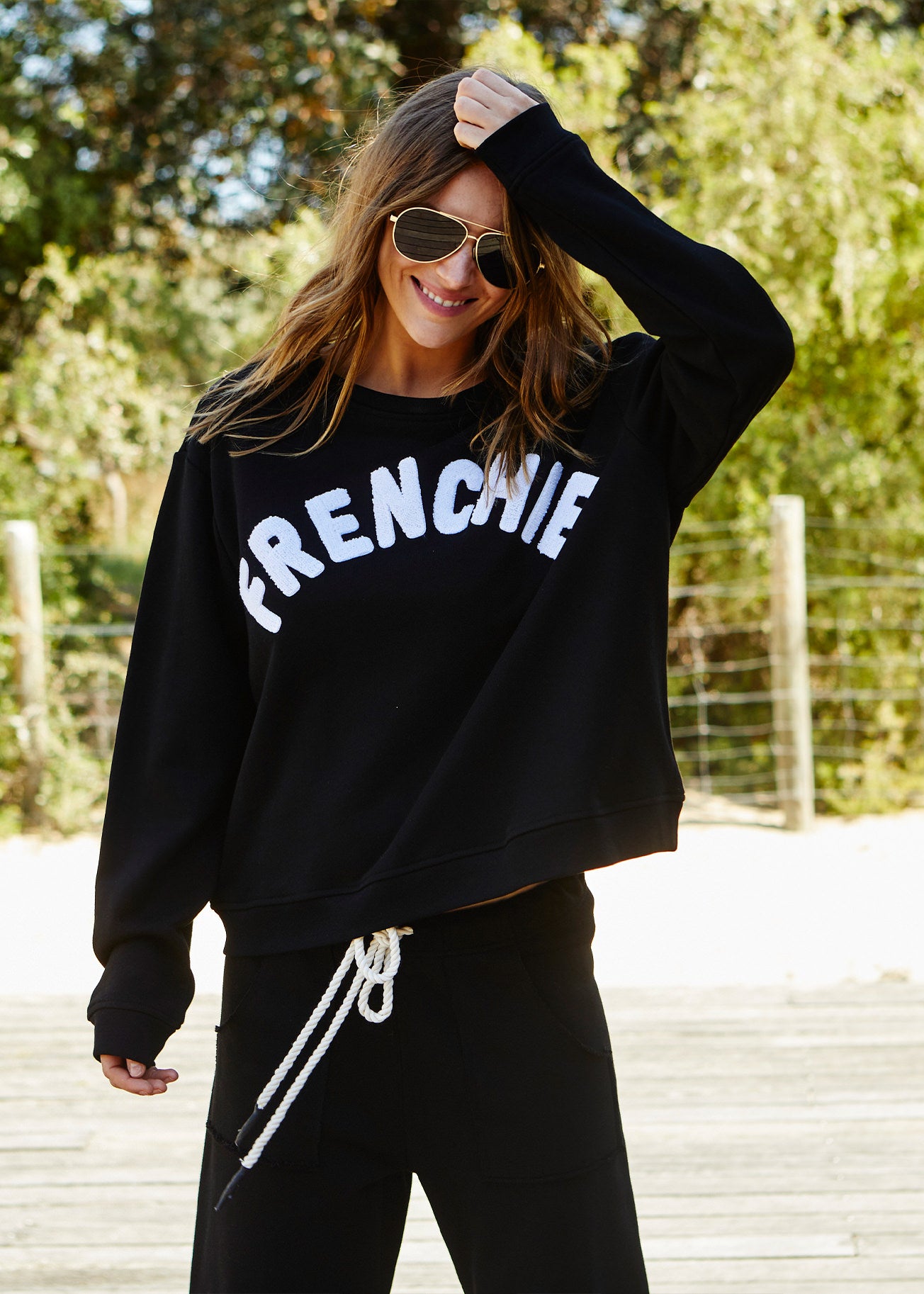 FRENCHIE SWEAT - BLACK