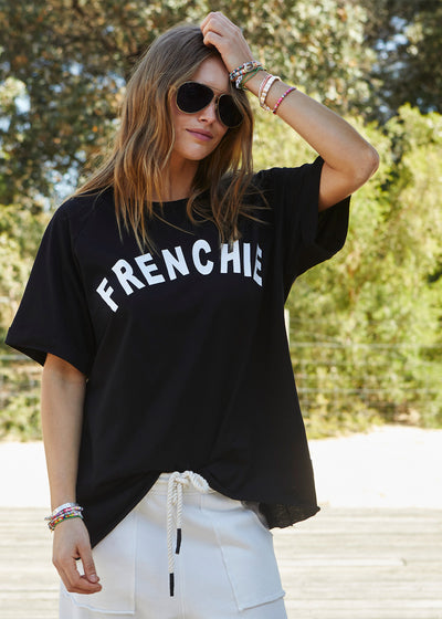 FRENCHIE TEE - BLACK