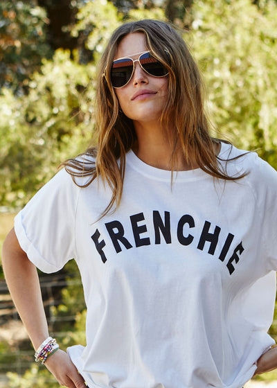 FRENCHIE TEE - WHITE