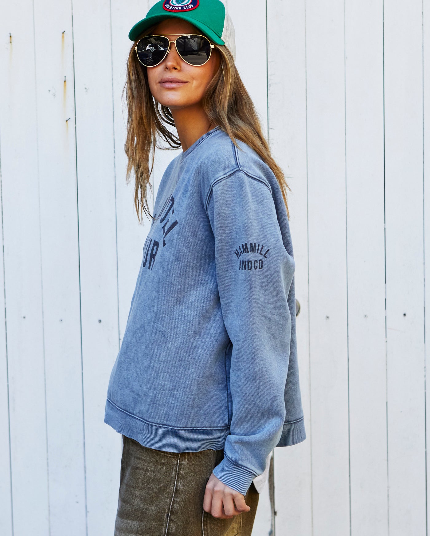FADED GREY PLAYA DEL AMOUR SWEAT