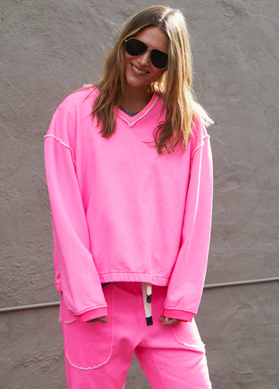 CAPRI HOT PINK SWEAT