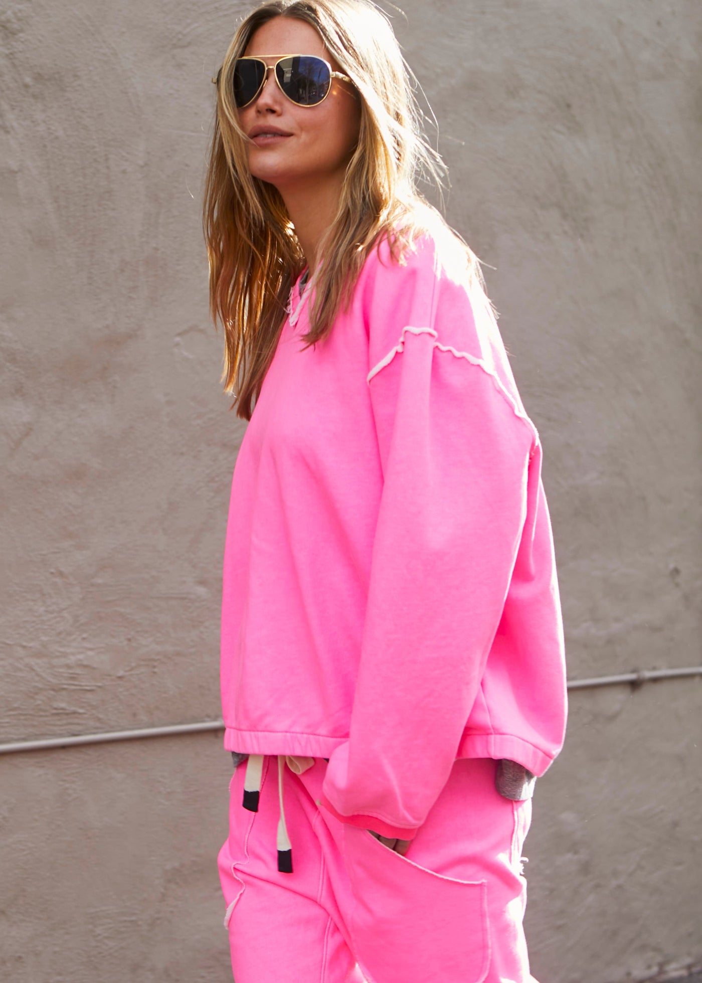 CAPRI HOT PINK SWEAT