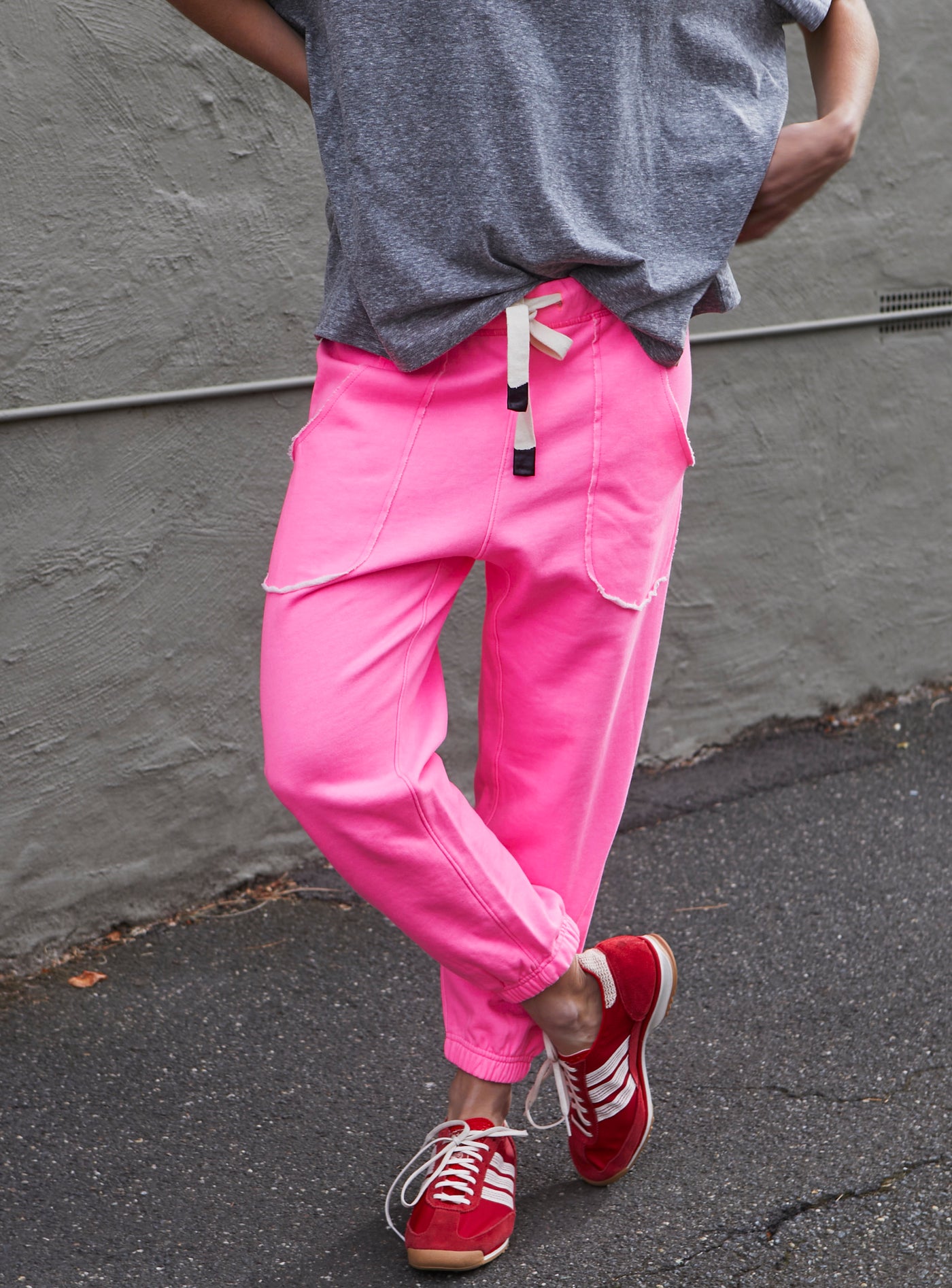 CAPRI HOT PINK TRACK PANT
