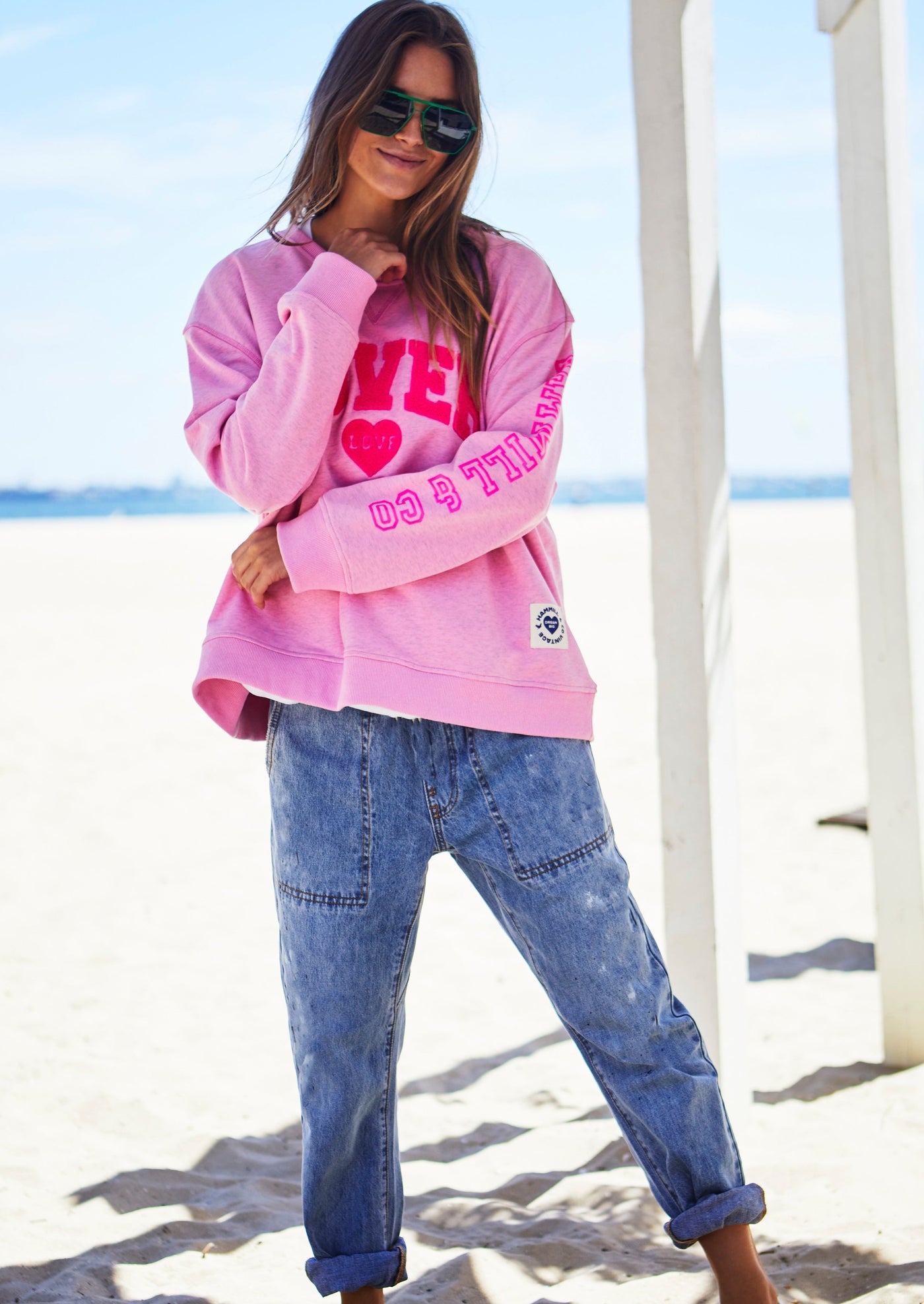 LOVER PINK MARLE SWEAT