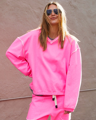 CAPRI HOT PINK SWEAT