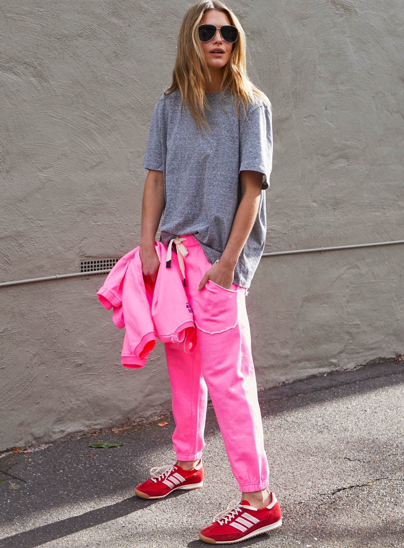 CAPRI HOT PINK TRACK PANT